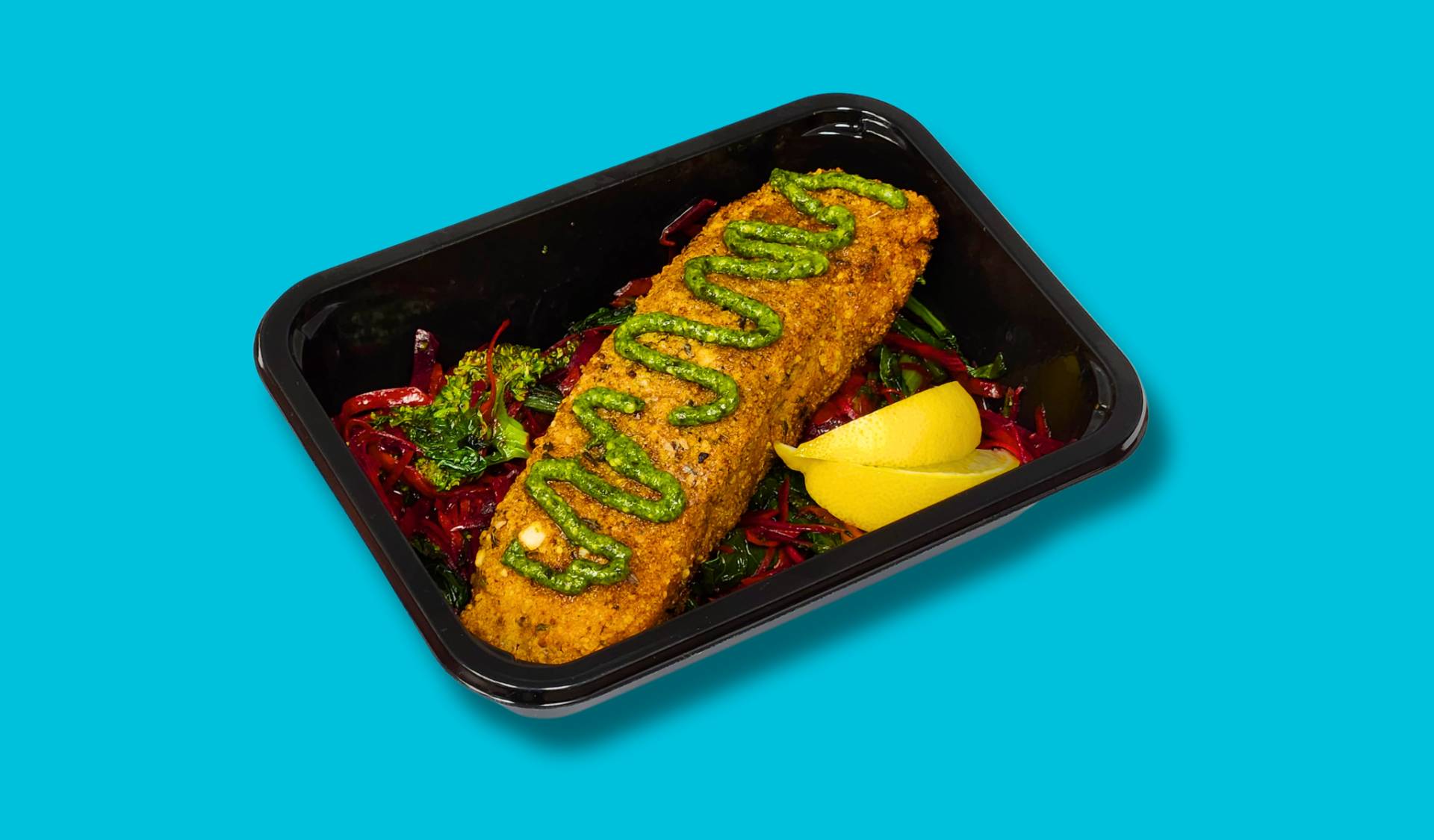 Keto Peanut-Parmesan Crusted Salmon